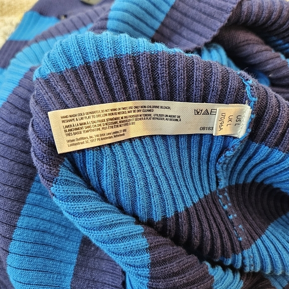 Anthropologie Daily Practice Striped Knit Midi Skirt Size L NWT - Picture 6 of 7